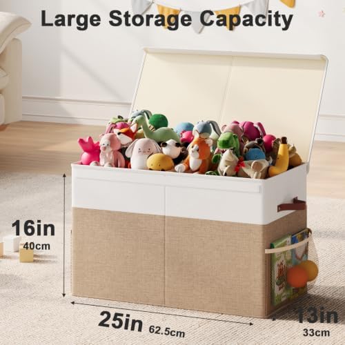 Large Toy Storage Box with Lid, Toy Chest Organizer Bin for Kids - Image 2