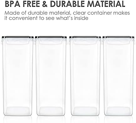 Vtopmart Extra Large Airtight Food Storage Containers, 6.5L, 4 Pcs - Image 4