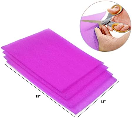 Dualplex® Fruit & Veggie Life Extender Liner for Fridge Refrigerator Drawers, 12x15 Inches (4 Pack) – Extends the Life of Your Produce & Prevents Spoilage (Pink) - Image 3