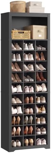 VASAGLE Tall Shoe Storage Cabinet, 10‑Tier, Holds Up to 30 Pairs of Shoes - Image 4