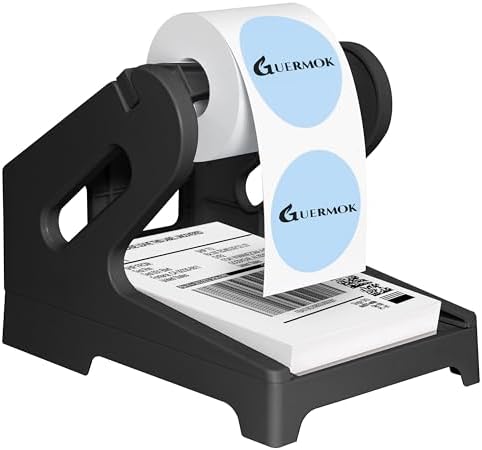 Guermok Thermal Shipping Label Holder for Rolls & Fan-Fold Fragile Stickers by GUERMOKForYourEletronics