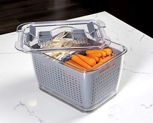 Kitchen Spaces - 1465A6-AMZ Kitchen Spaces Colander Bin, Medium, Gray - Image 6