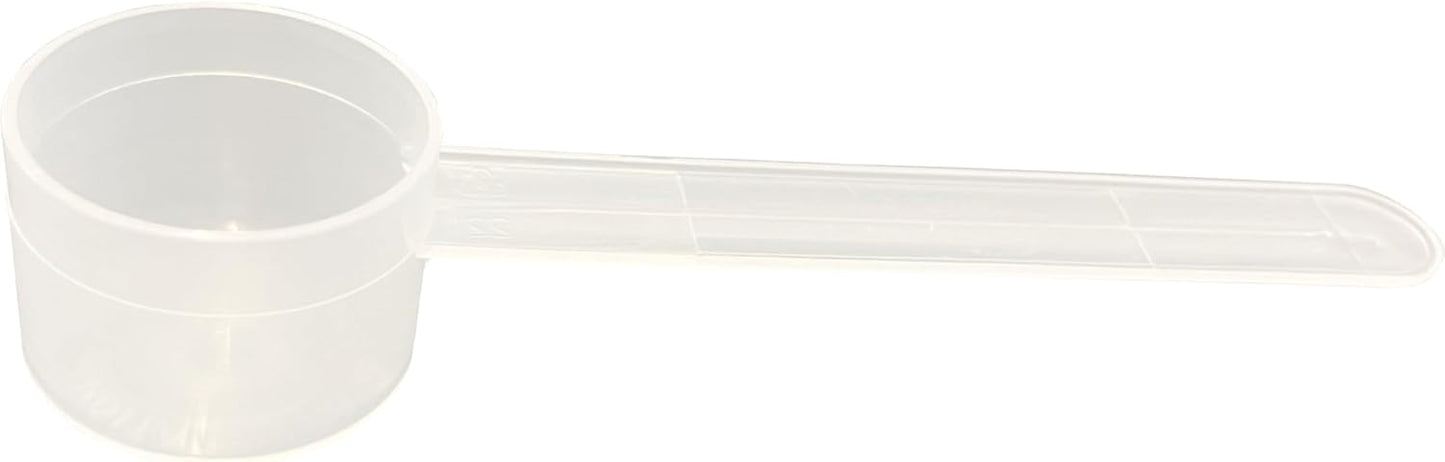 13 mL (13 CC) Long Handle Scoop for Measuring Coffee, Pet Food, Grains, Protein, Spices and Other Dry Goods (Pack of 25)