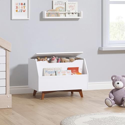 UTEX Kids Toy Box, Toy Chest with Bookshelf, Kids Storage Organizer Bench - Image 4