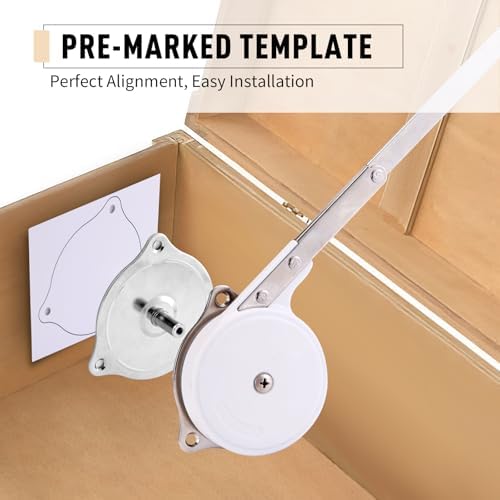 HBL' 1 Pack | Toys Box Hinges Soft Close, Lid Support Chest Hinges - Image 6