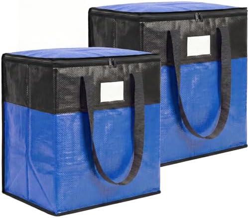 2Pack 180L Extra Large Moving Bags, Blue by Unknown
