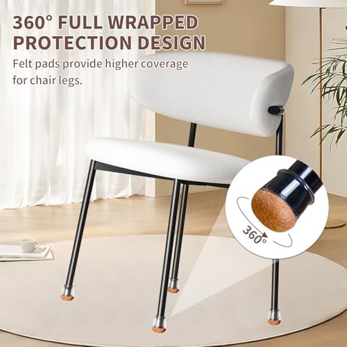 Ezprotekt 24Pcs Extra Small Chair Leg Floor Protectors for Dining Table - Image 3