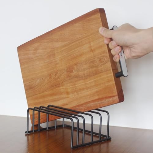 Gift Republic Cutting board organizers (1.0 and 0.6 inch wide slots), cutting board organizer, cutting board storage, biscuit sheets, bakeware organizers for cabinets - Image 7