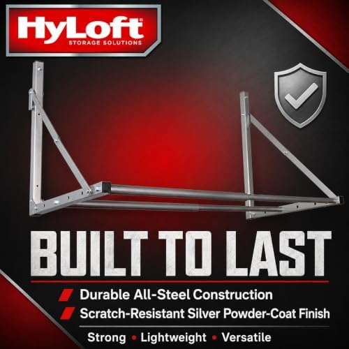 HyLoft Wall-Mounted Folding Tire Storage Loft Rack - Image 7