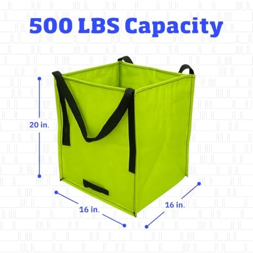 DURASACK Heavy Duty Storage Tote Bag 22-Gallon, Lime Green - Image 2