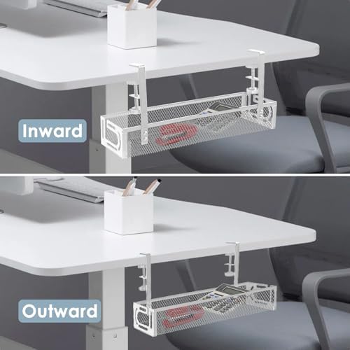 Cable Management, 2 Pack Cable Management Under Desk, Cable Tray - Image 7