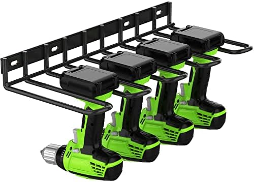 ENONCI Power Tool Organizer Wall Mount Drill Holder Storage Rack 50lb by ENONCI