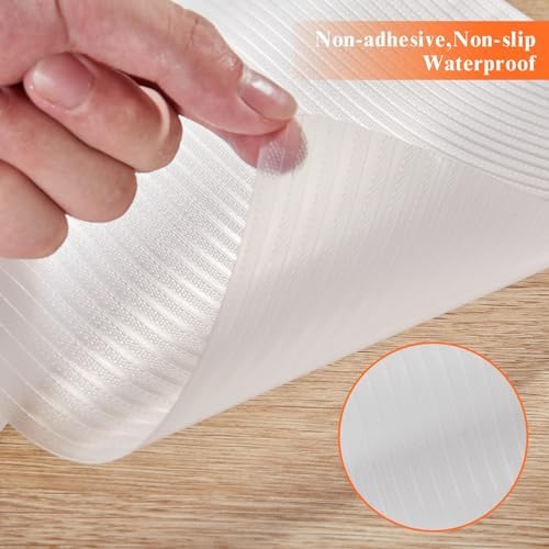 Mcrbeay 17.5" X 120" Refrigerator Liners Shelf Liner Washable - Image 3