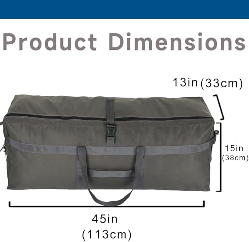 Arxus Large Duffel Bag, Waterproof Carry on Weekend Overnight Storage Bag over Luggage for Airline, Travel, Camping, Moving - Image 5