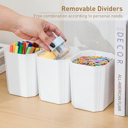 Citylife 17QT 4Packs Clear Craft Organizers and Storage Bins with Lids - Image 4