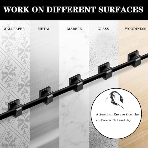 Adhesive Cable Management Wire Clips(Black 50 Pcs),Wires Clips Holders for Cords on wall,Outdoor Cable Clips,Suitable for Under Tables, Cars, Walls, televisions, Christmas Lights - Image 4