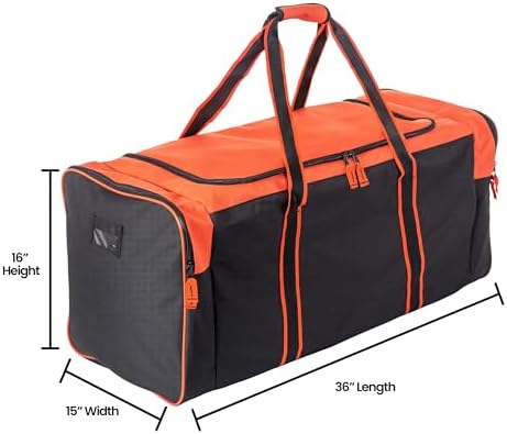 Jetstream Heavy Duty Multi Pocket Durable Sports Gym Equipment Travel Duffel Bag - Image 4