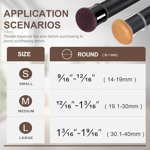 OCONDA 20 Pcs Chair Leg Floor Protectors for Hardwood Floors, Clear Rubber Furniture Sliders with Felt, Silicone Furniture Leg Caps Covers (Fit Round Diameter:12/16" to 1-3/16") - Image 2