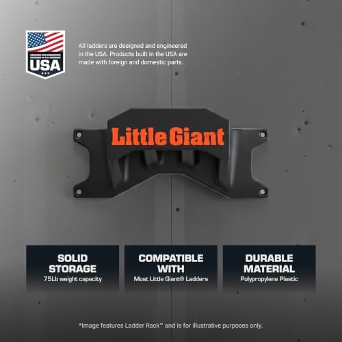 Little Giant Ladder Rack Wall-Mount Ladder Storage Accessory, 15097 - Image 5