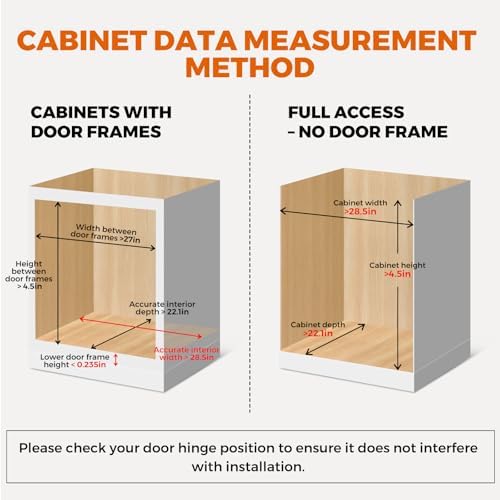 Pull Out Drawers for Cabinet Wood 27" W x 23" D Slide Out Organizer - Image 3