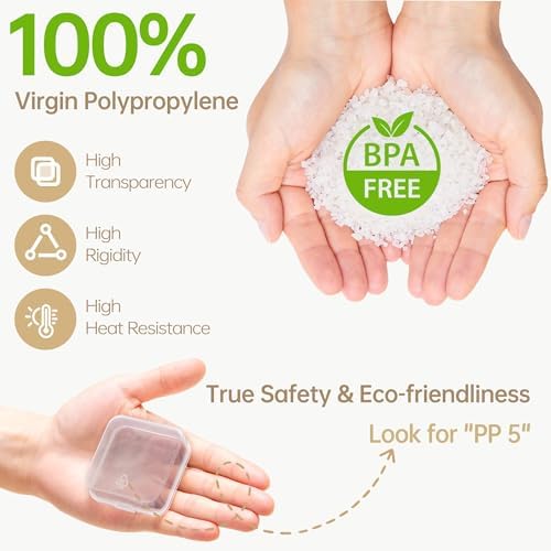 Bead Organizer Box, 120 Pack Small Clear Storage Boxes with Labels, Large Travel Craft Case with Handle, Mini Plastic Containers for Jewelry Making Diamonds DIY Pony Bracelet Screws Seeds Small Parts - Image 7