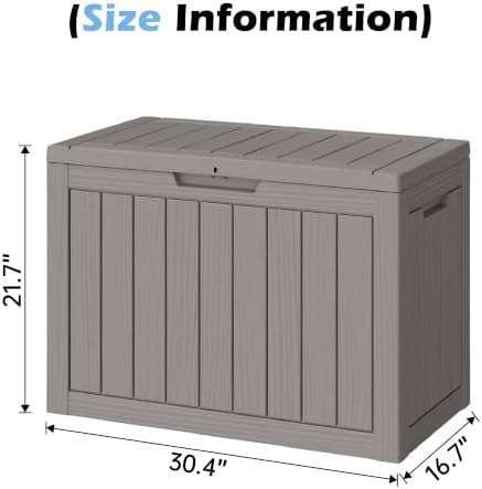 Outdoor Storage Box Waterproof, 50 Gallon Deck Box for Patio Storage - Image 2