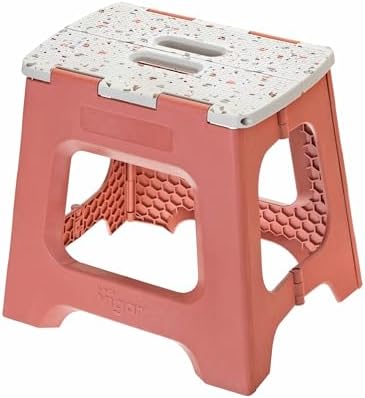 Vigar Compact Step Stool Foldable, 12-1/2-Inch, Terrazzo Top by VIGAR
