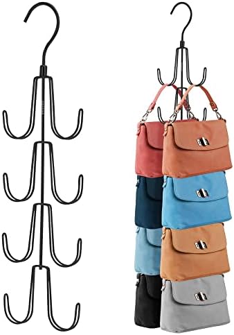 ZEDODIER 2 Pack Purse Hanger, Purse Organizer for Closet, Holds 16 Bags by ZEDODIER