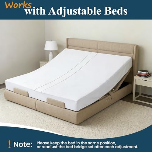 FeelAtHome 3-in-1 Bed Bridge Twin to King Converter with Sheet & Strap - Image 5