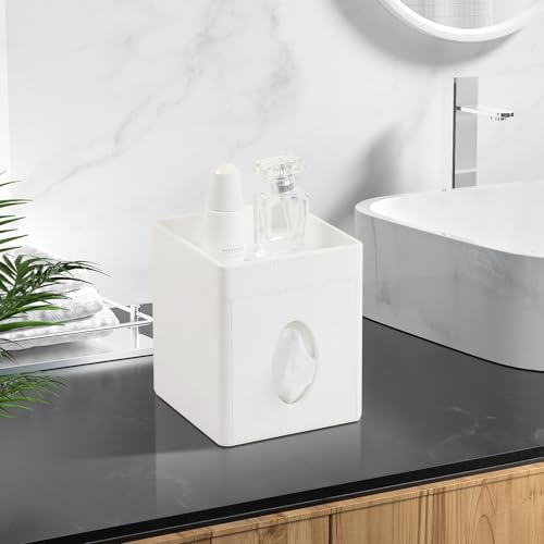 PU Leather Tissue Box Cover Square Tissue Box Holder Tissue Holder - Image 6