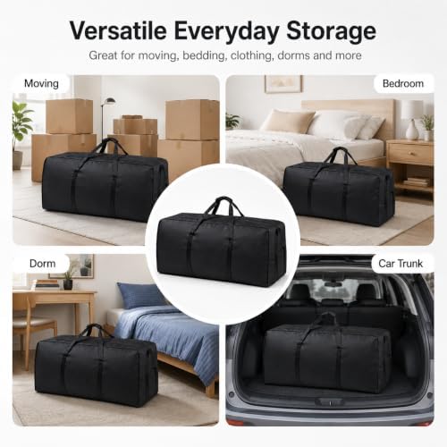 Extra Large Heavy Duty Storage Duffle Bag with Reinforced Handles - Image 5