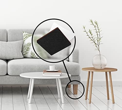 Slipstick GorillaPads Non Slip Furniture Pads/Gripper Feet Floor Protectors (Set of 8) Premium 2 Inch Square Self Adhesive Rubber Stoppers for Furniture Legs, Black, CB153 - Image 3