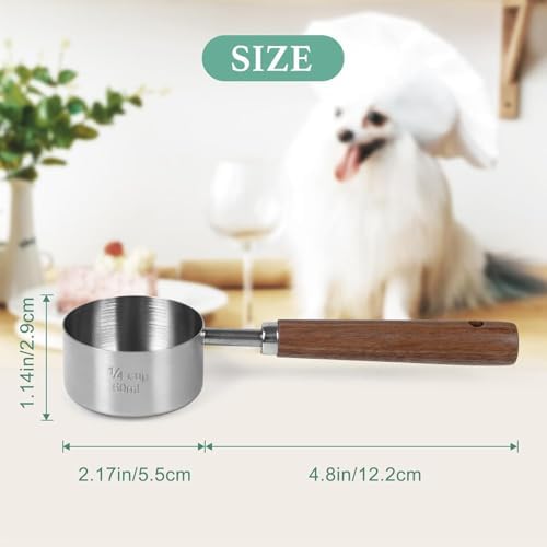 Pet Dog-Cat Airtight Food Storage-Container - 4.2Qt/4L jar(2Pc) with lid and 1/4Cup scoop | Holds 6–10 pounds of dry pet food | BPA-Free - Image 5