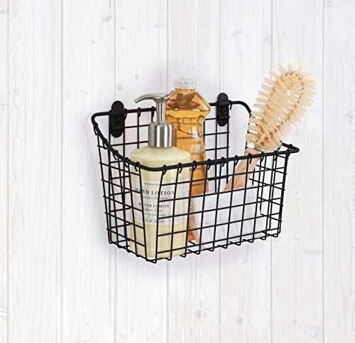 Vintage Living® Cabinet & Wall Mount Basket - Large (Pack of 4) - Image 2