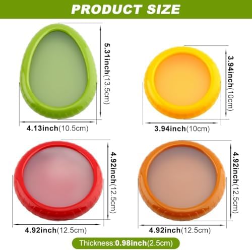 T-Raputa Avocado Saver and Tomato Holder - Set of 4 - Image 2