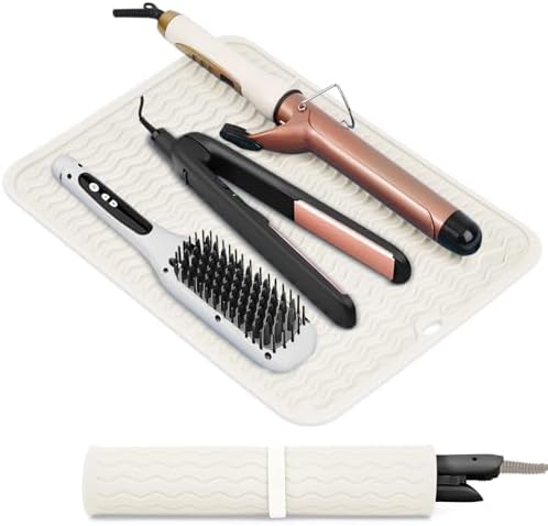 Suafrnut Oversize Silicone Heat Resistant Mat for Hair Tools(14.2" x 11") by Suafrnut