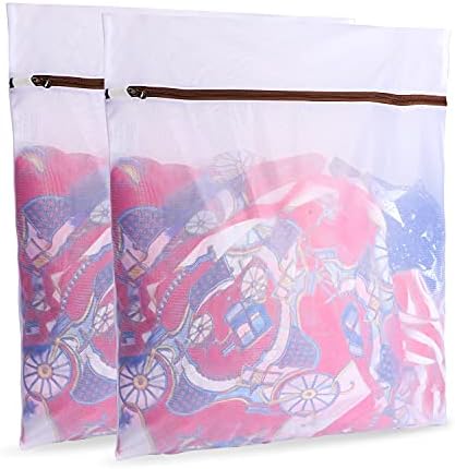 GOGOODA 2 Pack Extra Large Mesh Laundry Bags 24 x 31 in Fine Mesh Wash Bags by GOGOODA