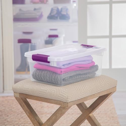 Sterilite ClearView Latch Boxes, Storage Bins with Lids, 15 Quart, 48-Pack - Image 5