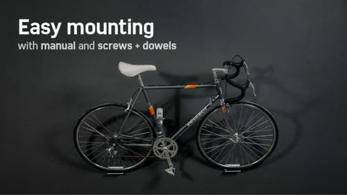 Borgen Wall Mount Pedal Hook for E-Bike & MTB - Grey - Image 7