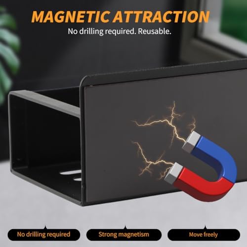 2 Pcs Magnetic Aerosol Spray Can Holder,Wall Mounted Toolbox Bottle Rack - Image 6