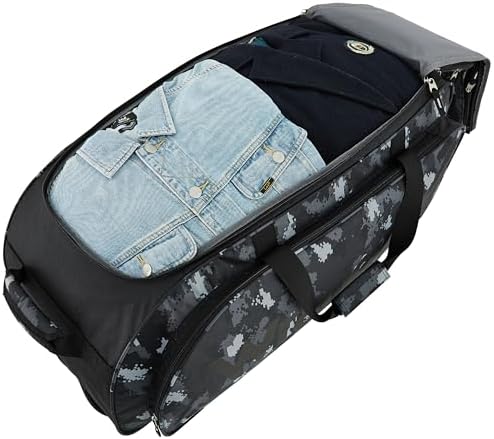 Wrangler Wesley Rolling Duffel Bag, Digital Camo - Image 5