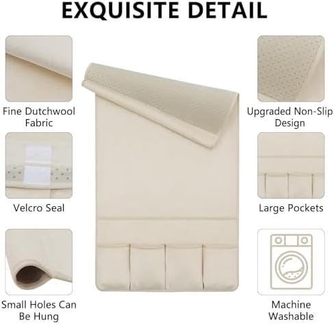 Remote Control Holder for Armchair Caddy, Remote Holder with 5 Pockets - Image 4