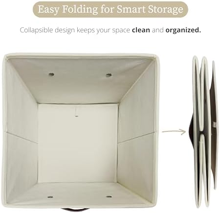 DECOMOMO Storage Bins, Cube Storage Bin with Labels - Image 5