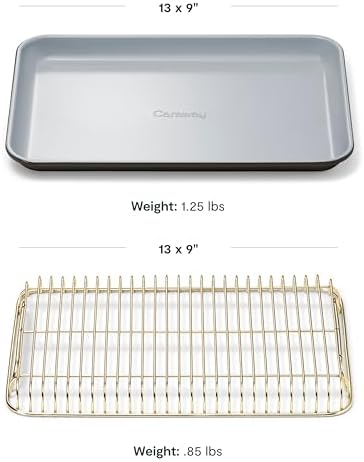 Caraway Non-Stick Ceramic Baking Sheet and Cooling Rack - Image 3