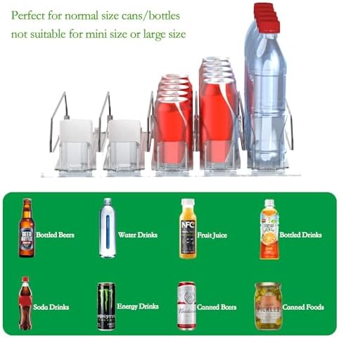 SZNLZQ Drink Organizer for Fridge,Holds 15 Cans - Image 5
