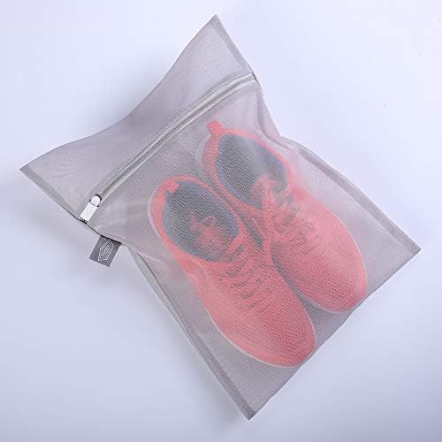 Lingerie Bags for Washing Delicates, Grey Laundry Bag for Delicates, M+L - Image 6