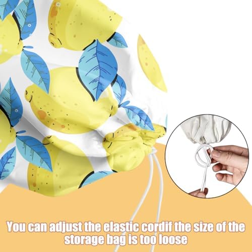 Lemon Plastic Bag Holder, Lemon Gifts Wall Mount Grocery Bag Holder - Image 4