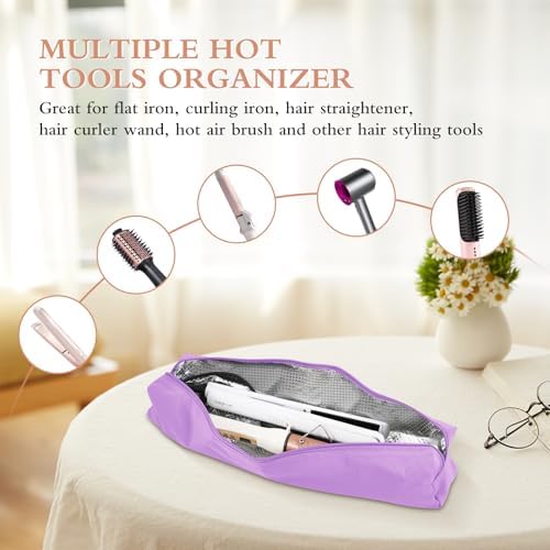 Suafrnut Professional Heat Resistant Hot Hair Tools Organizer Bag - Image 5