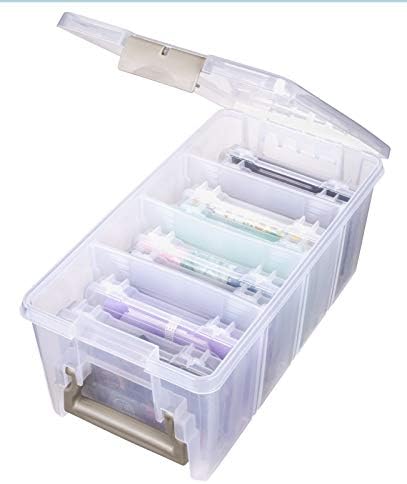 ArtBin Semi Satchel Photo Organizer Set with 8 Inner Cases, Clear - Image 3