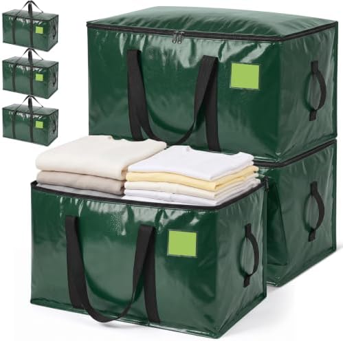 Moving Bags Heavy Duty Extra Large 6-Pack, 110 LBS Load Storage Bag, Green by Unknown